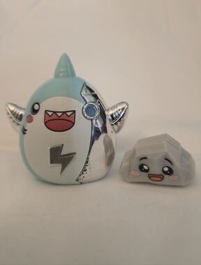 LankyBox Mini Figures Bundle Cyborg Sharky Series 3 + Rocky Series 1 Collectible